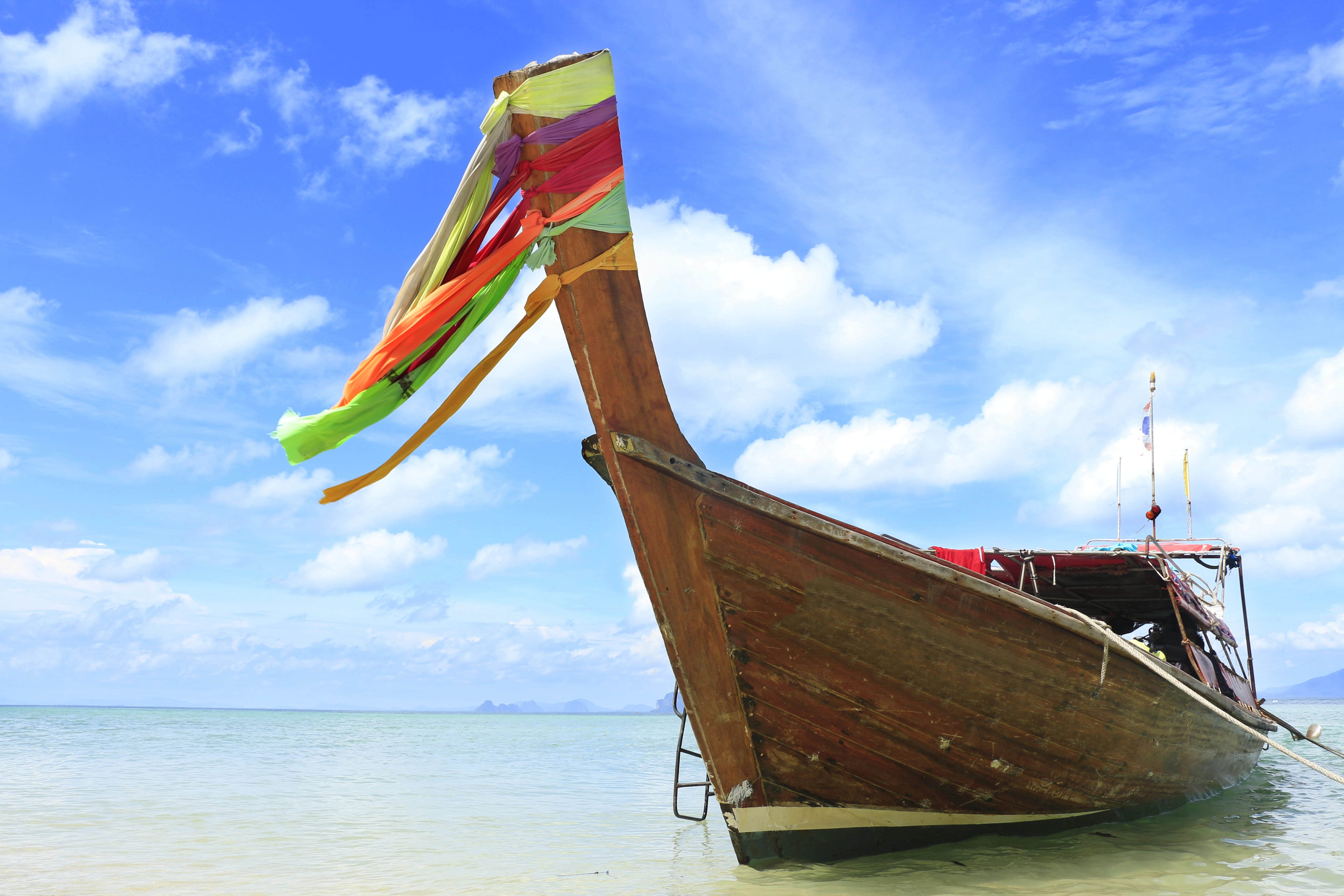 Tajlandia - łodzie długorufowe long tail boat (2).jpg